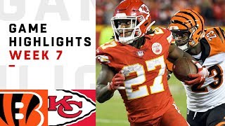 Bengals vs Chiefs Week 7 Highlights  NFL 2018 [upl. by Ennaj]