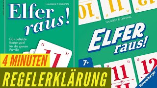 Elfer Raus Regeln Anleitung Regelvideo  Klassiker  Kartenspiel [upl. by Rehotsirk878]