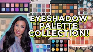 MY ENTIRE EYESHADOW PALETTE COLLECTION 2022 [upl. by Chita364]