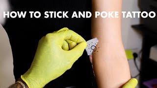 HOW TO STICK AND POKE TUTORIAL WITH EUROPEANSON420 [upl. by Aile277]