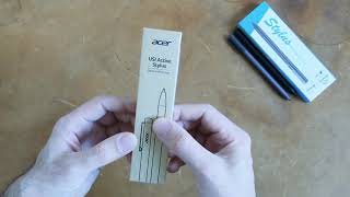 Acer USI Active Stylus Pen Unboxing and First Impression [upl. by Etoile]