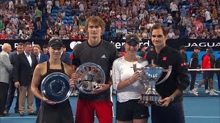 Trophy presentation ceremony  Mastercard Hopman Cup 2019 [upl. by Geminius]