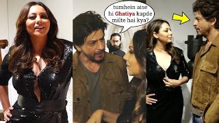 Shahrukh Khan ANGRY On Wife Gauri Khan Wearing 0PEN Dress At Her New Store Launch [upl. by Aitekram218]