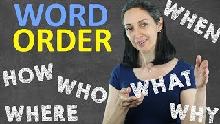 Word Order  Statements  English Grammar Lesson  B1Intermediate [upl. by Anihs]