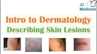 Introduction to Dermatology  The Basics  Describing Skin Lesions Primary amp Secondary Morphology [upl. by Coe]