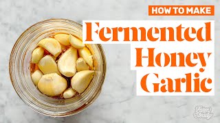 How to Make Fermented Honey Garlic [upl. by Lannie]