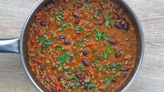 Chilli Con Carne Recipe  One Pot Meal  Mexican Favourite Food [upl. by Lenod]