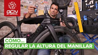 Cómo Regular La Altura Del Manillar De Nuestra Bici [upl. by Rube191]