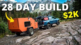 FULL TOUR  How To Build an AFFORDABLE CAMPER in 4 Weeks [upl. by Tnomed]