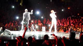 Rihanna amp Eminem  Love the Way You Lie Live  Staples Center 72110 [upl. by Ahseekat797]