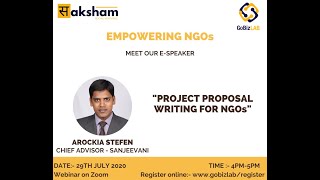 Project Proposal Writing For NGOs [upl. by Petey876]