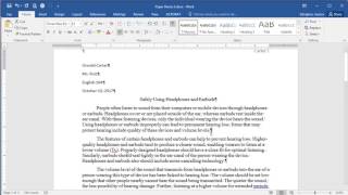 Microsoft Word 2016  Line and Paragraph Spacing [upl. by Zavras847]