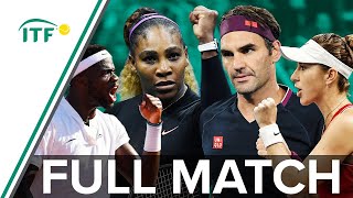 Roger FedererBelinda Bencic v Serena WilliamsFrances Tiafoe  FULL MATCH  USA v SUI  Hopman Cup [upl. by Ellessig]