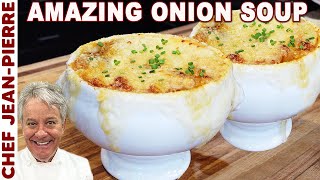 Classic French Onion Onyo Soup  Chef JeanPierre [upl. by Yule131]