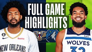 PELICANS at TIMBERWOLVES  FULL GAME HIGHLIGHTS  April 9 2023 [upl. by Piwowar]