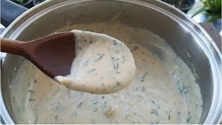 Creamy Dill Sauce Recipe  Super Easy Annies Kitchen [upl. by Ethban]