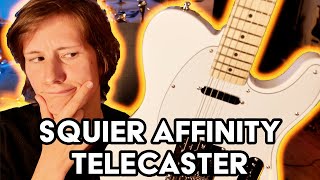 Squier Affinity Telecaster Arctic White 2020 Model indepth Review [upl. by Marguerie183]