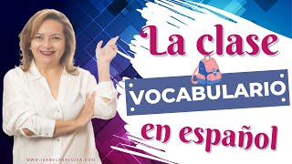 ✏️APRENDE VOCABULARIO EN ESPAÑOL Objetos de la clase [upl. by Aysahc]