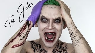 The JOKER Suicide Squad Halloween MakeUp  Jared Leto  Shonagh Scott [upl. by Notpmah]