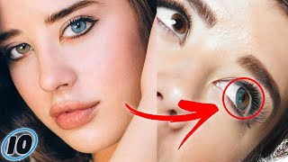 This Model Pretends To Have Heterochromia  Sarah McDaniel [upl. by Nomrac695]