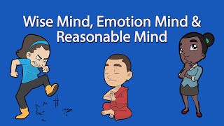 DBT Skills Wise Mind Emotional Mind amp Reasonable Mind [upl. by Nicolette]