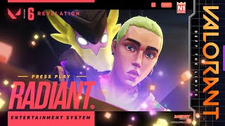 PRESS PLAY  Radiant Entertainment System Skin Trailer  VALORANT [upl. by Lacagnia916]