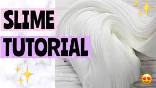 HOW TO MAKE SLIME Simple amp Easy Slime Recipe  2 Minute Easy Slime Tutorial Glue and Borax Slime [upl. by Anigger]