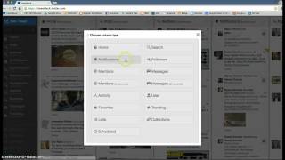 How to use Tweet Deck basics [upl. by Nnaira]