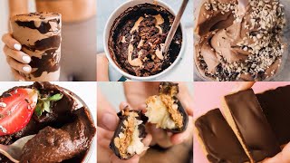 8 Easy Vegan Desserts Chocolate Recipes [upl. by Decato]