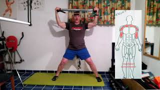 Bullworker newbie  restart workout 2  10 sec hold amp 12 reps  original Bullworker protocol [upl. by Greg]