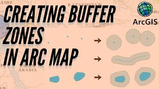 Creating Buffer Zones In Arc Map [upl. by Llehcram859]