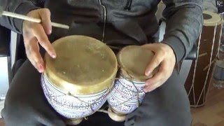 Sound of Tamtam Moroccan Drum [upl. by Hillari490]