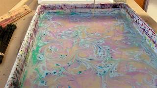 How to Paper Marbling [upl. by Eetnahc547]