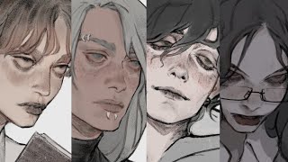 Speedpaint CLIPSTUDIO Faces [upl. by Aihsemek]