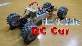 How To Make A RC CAR 4WD  Homemade rc car [upl. by Amye]