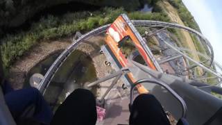 SWARM THORPE PARK  FRONT SEAT POV [upl. by Nevad]