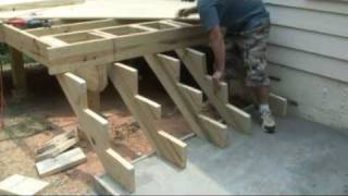 How to build deck stairs  Deckscom [upl. by Kellda]