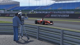 Assetto Corsa Ferrari F2004 at Silverstone  125859 [upl. by Nathalia]