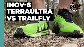 Inov8 TrailFly Ultra G300 vs Terraultra G270 review The best marathon des Sables running shoe [upl. by Eicats]