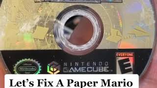 How to Fix a Broken GameCube Disc  ft Paper Mario [upl. by Nothsa]