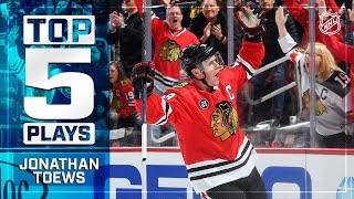 Top 5 Jonathan Toews plays from 201819 [upl. by Glaudia]