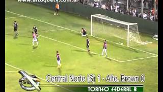 CENTRAL NORTE S 1  ALMIRANTE BROWN 0 [upl. by Yuille319]