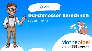 Kreis ► Durchmesser berechnen aus Radius [upl. by Haliled]