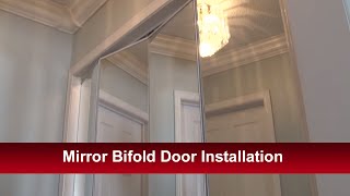 Mirror Bifold Door Installation [upl. by Miles]