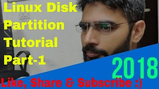 Linux Disk Partition Tutorial Part 1 From ServerGyan 2018 [upl. by Ettereve]