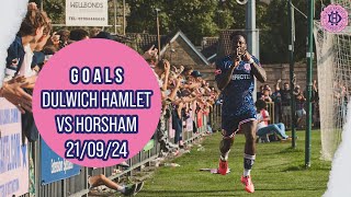 GOALS  Dulwich Hamlet vs Horsham  Isthmian League  210924 [upl. by Ennaoj]