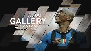 SAMUEL ETOO  All of his 53 Inter goals 🇨🇲⚫️🔵 [upl. by Cheadle]