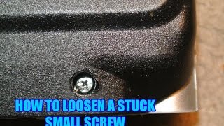 BEST WAYS TO LOOSEN A STUCK SMALL SCREW [upl. by Lleznol]