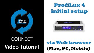 ProfiLux 4 Initial setup via Web browser Mac PC Mobile [upl. by Camile]