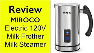 Review Miroco Milk Frother  How to make froth milk at home [upl. by Peacock]